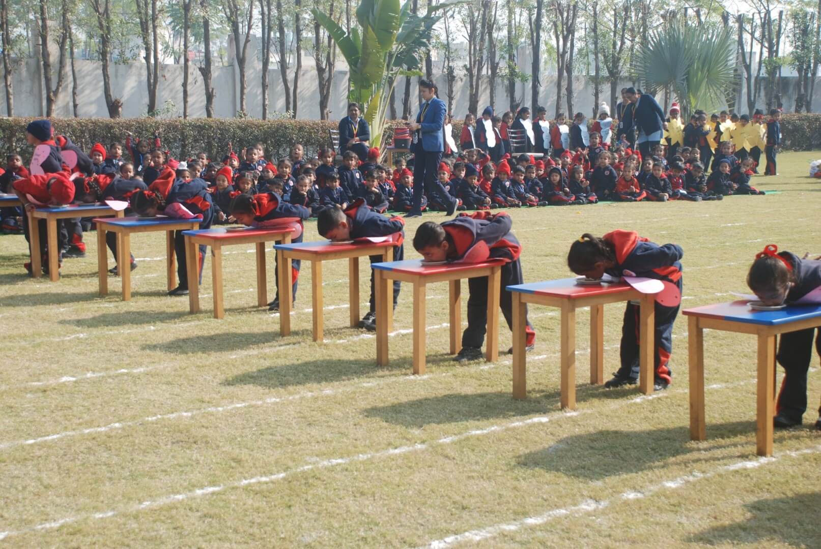 Fun Game Face In Bowl Competition